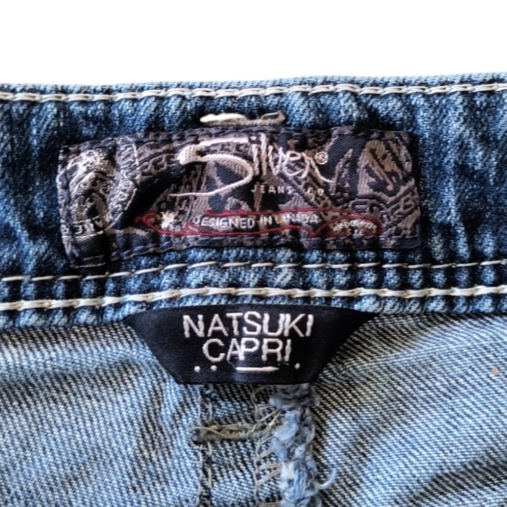 Silver Natsuki Capri Size 32 - Picture 3 of 7
